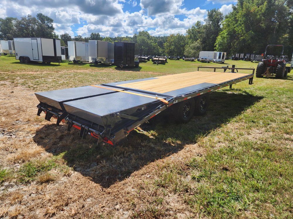 2026 Lamar 102X24 14K Deckover w/ Rhino Ramps