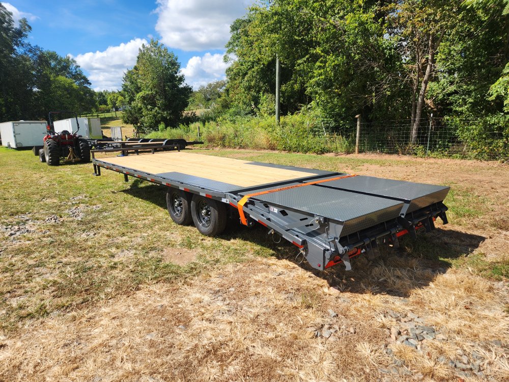 2026 Lamar 102X24 14K Deckover w/ Rhino Ramps