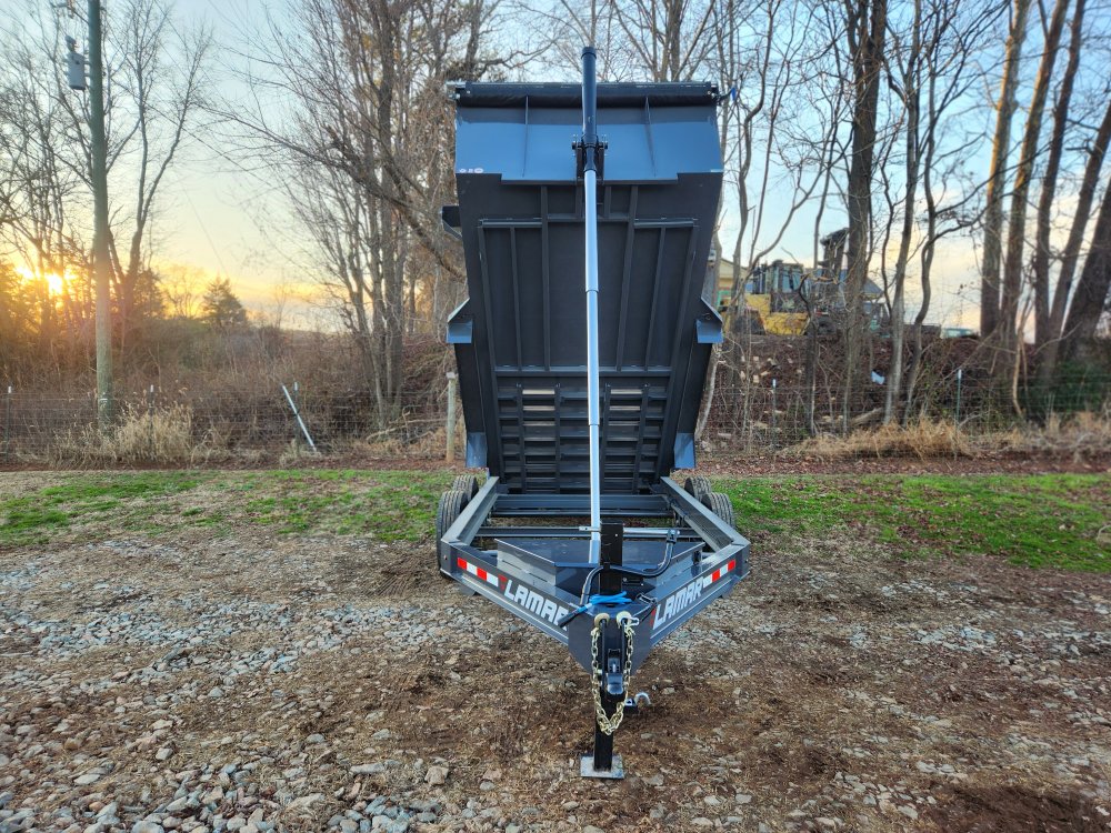 2026 Lamar 7x14 14k Telescopic Dump w/ Upgraded Tires and 48" Sides
