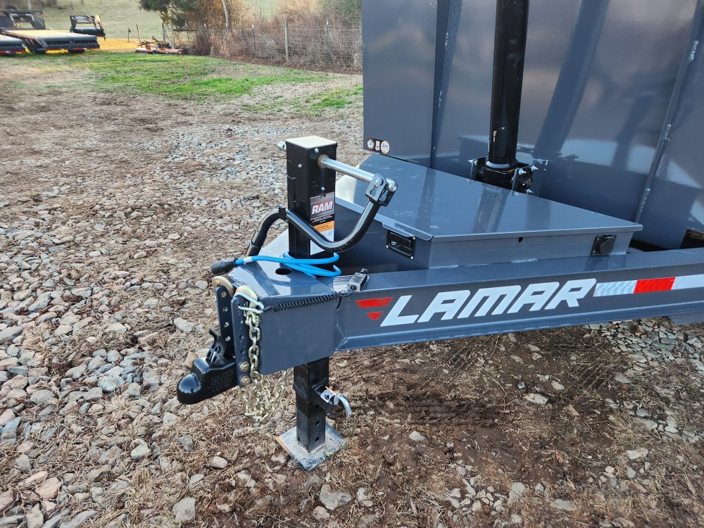 2026 Lamar 7x14 14k Telescopic Dump w/ Upgraded Tires and 48" Sides