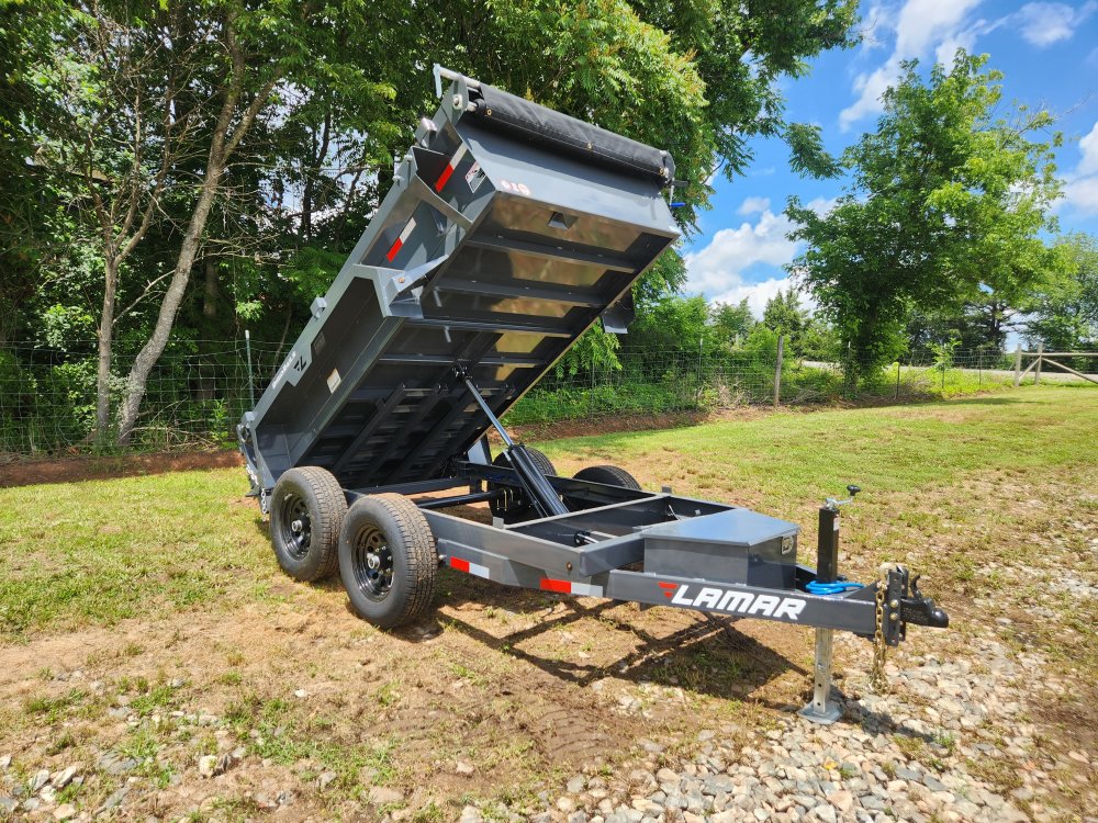 2025 Lamar 5x10 10k Dump w/ Spreader Gate and 18" Sides