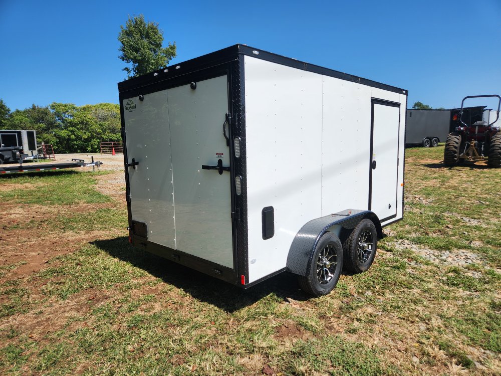 2026 Rock Solid Cargo 7x12 7k w/ Blackout Package and Polycore Metal Upgrade