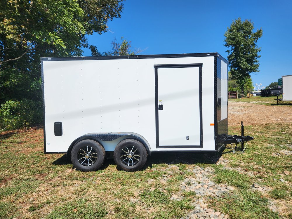 2026 Rock Solid Cargo 7x12 7k w/ Blackout Package and Polycore Metal Upgrade