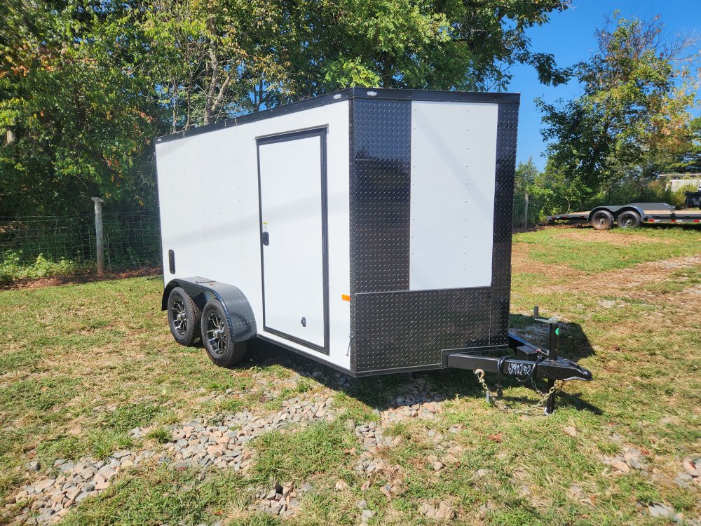 2026 Rock Solid Cargo 7x12 7k w/ Blackout Package and Polycore Metal Upgrade