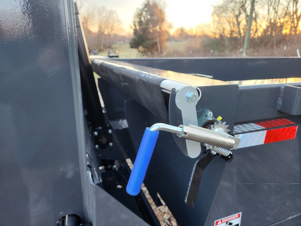 2026 Lamar 7x14 16k Gooseneck Telescopic Dump w/ Spare Tire and 24" Sides