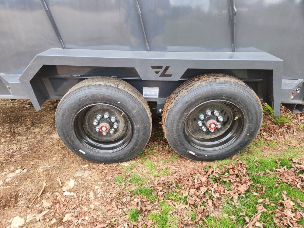 2026 Lamar 7x14 16k Telescopic Dump w/ 2 Batteries, Solar Charger and 36" Sides