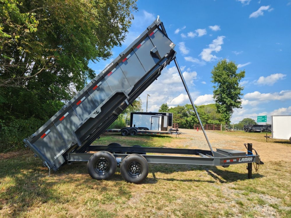 2026 Lamar 7X16 14K Telescopic Dump w/ 36" Sides