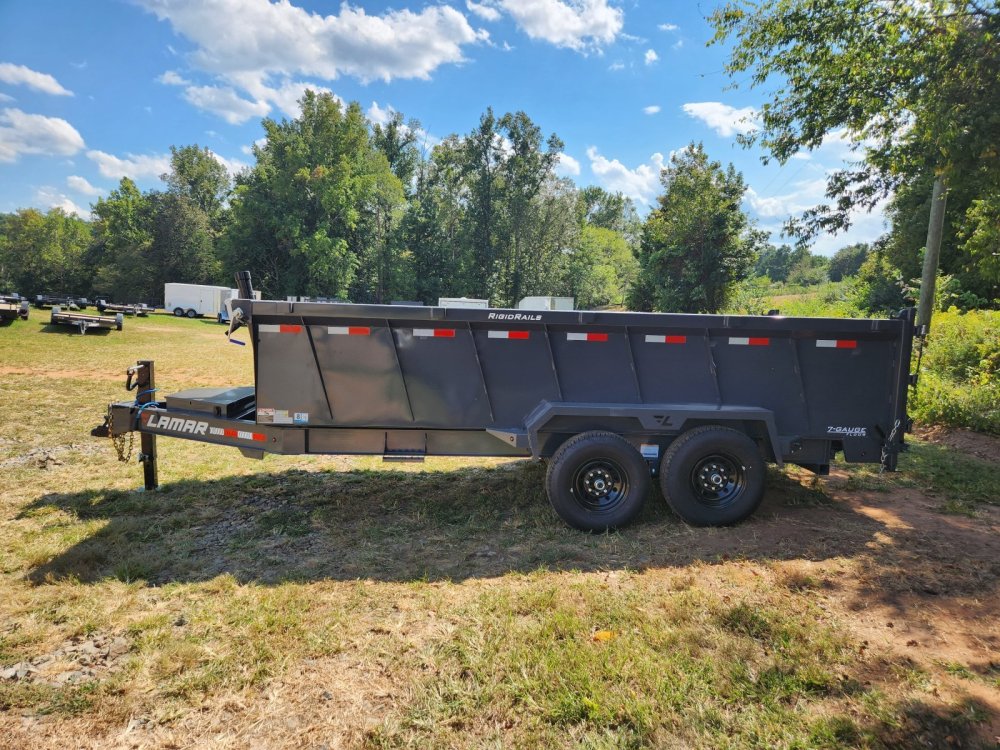 2026 Lamar 7X16 14K Telescopic Dump w/ 36" Sides