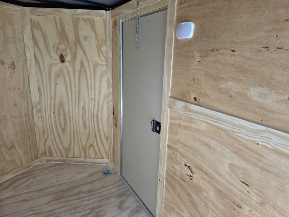 2027 Rock Solid Cargo 6X12 7k Enclosed w/ 7' Interior Height, (.080) Polycore Metal and Semi-Screwle