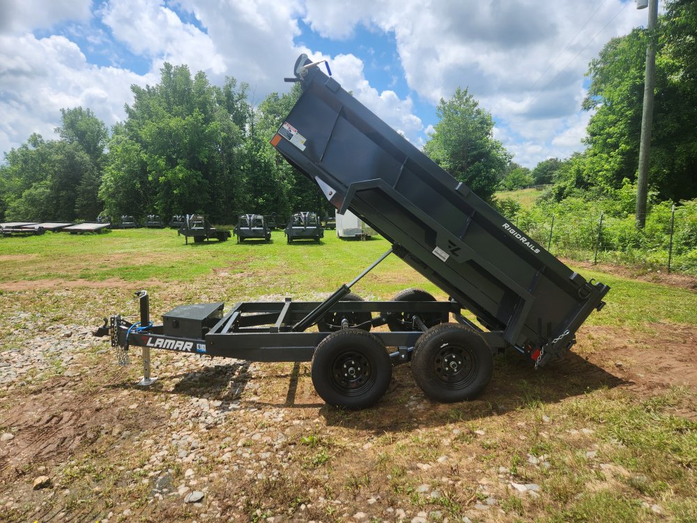 2025 Lamar 5x10 7k Dump w/ Spreader Gate and 24" Sides