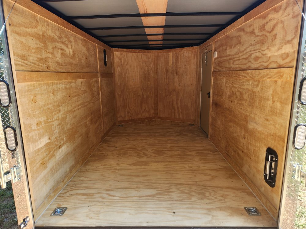 2026 Rock Solid Cargo 7x12 7k Enclosed w/ Polycore Metal Upgrade and Side Vents