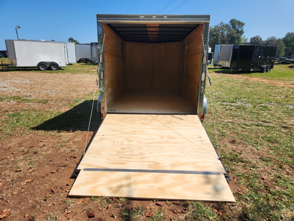 2026 Rock Solid Cargo 7x12 7k Enclosed w/ Polycore Metal Upgrade and Side Vents