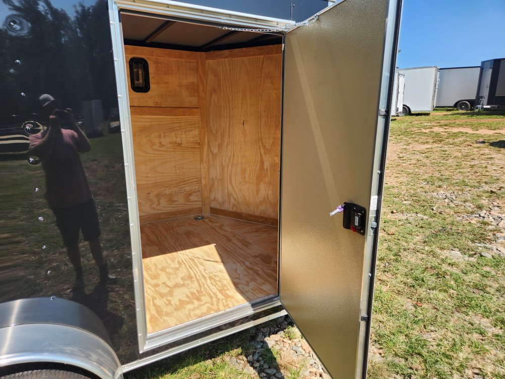 2026 Rock Solid Cargo 7x12 7k Enclosed w/ Polycore Metal Upgrade and Side Vents