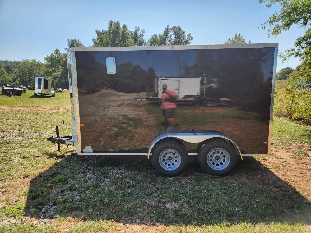 2026 Rock Solid Cargo 7x12 7k Enclosed w/ Polycore Metal Upgrade and Side Vents