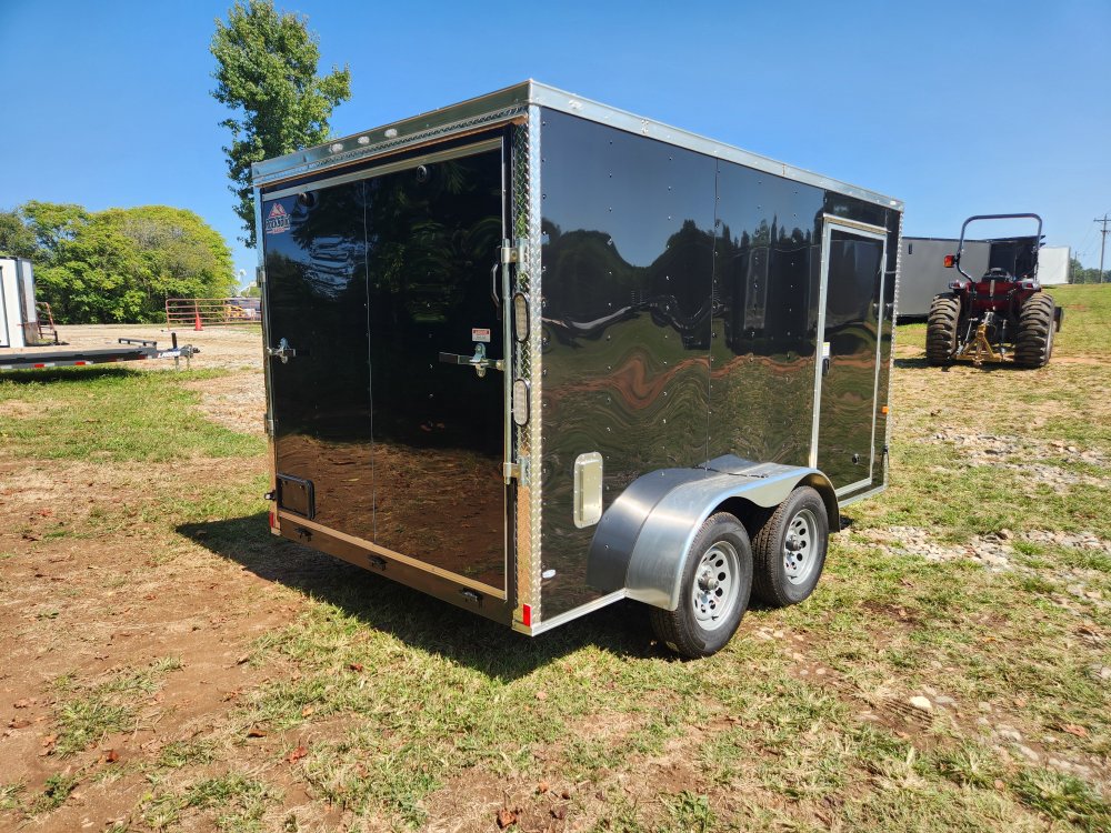 2026 Rock Solid Cargo 7x12 7k Enclosed w/ Polycore Metal Upgrade and Side Vents