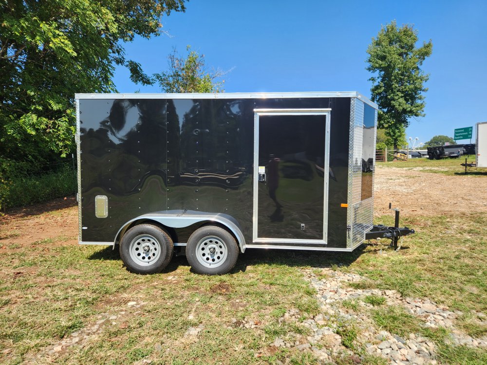 2026 Rock Solid Cargo 7x12 7k Enclosed w/ Polycore Metal Upgrade and Side Vents