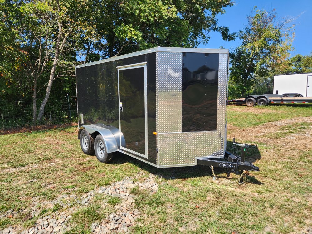2026 Rock Solid Cargo 7x12 7k Enclosed w/ Polycore Metal Upgrade and Side Vents