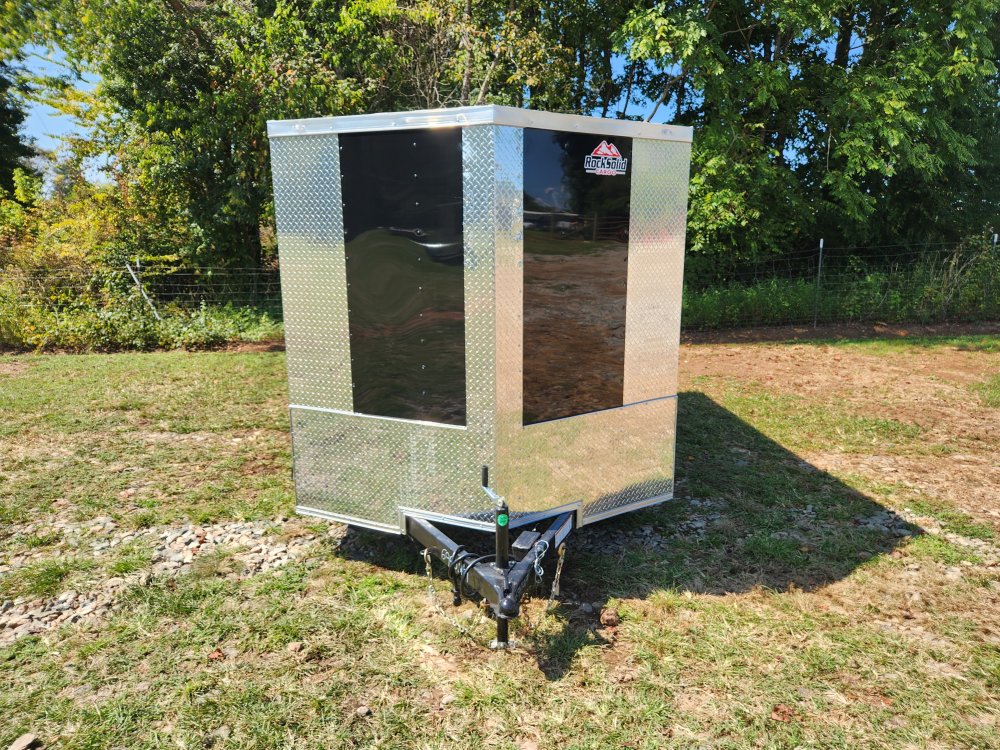 2026 Rock Solid Cargo 7x12 7k Enclosed w/ Polycore Metal Upgrade and Side Vents