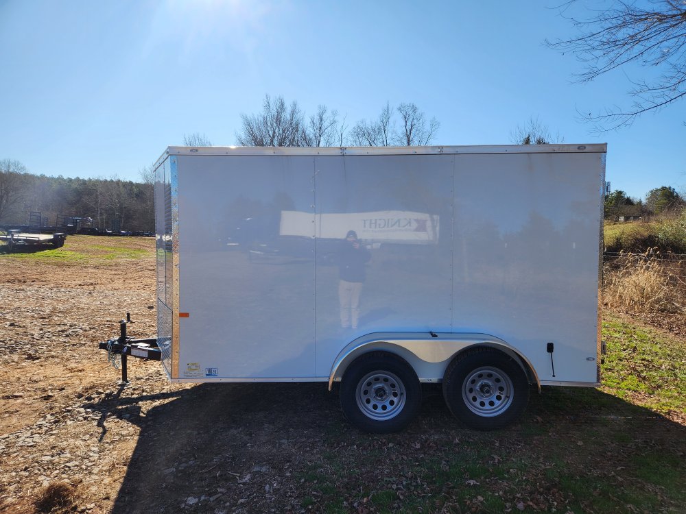 2026 Rock Solid Cargo 7x12 7k Enclosed Trailer w/ Polycore (.080) Metal, Semi-Screwless Upgrade and 