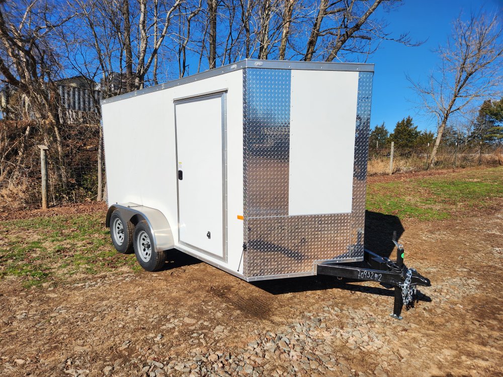 2026 Rock Solid Cargo 7x12 7k Enclosed Trailer w/ Polycore (.080) Metal, Semi-Screwless Upgrade and 