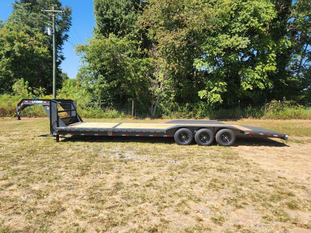 2027 Lamar 102x32 21k Gooseneck Equipment Hauler w/ Slide-In Ramps