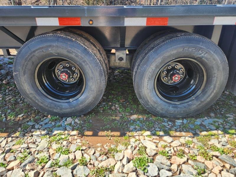 2025 Lamar 102X32 24K Gooseneck Deckover w/ 14 Ply Tires, 6" Raised Neck, Winch Plate, Rhino Ramps a