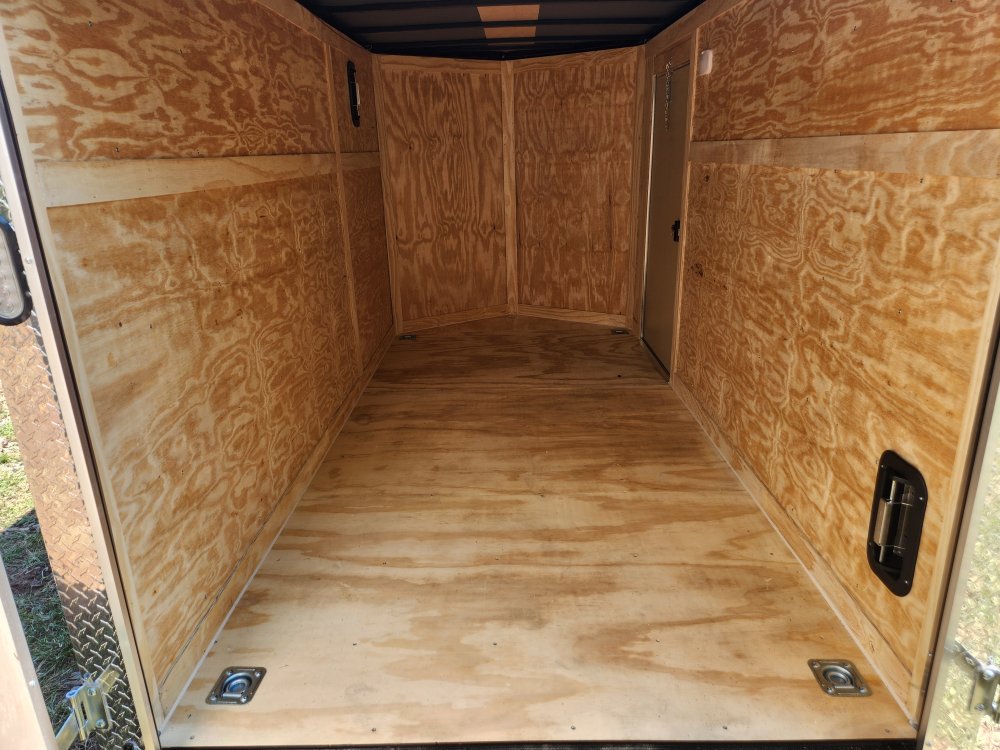 2026 Rock Solid Cargo 6x12 7k Enclosed w/ Barn Doors, Polycore (.080) Metal Upgrade and Side Vents