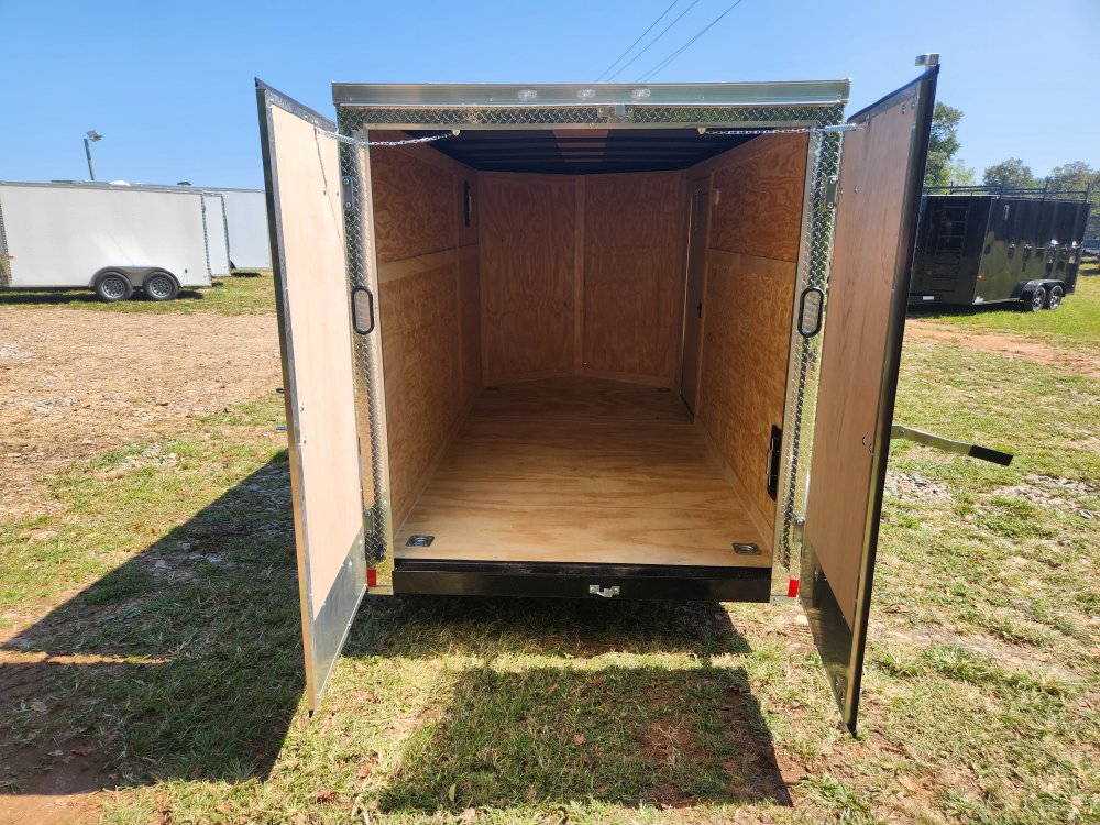2026 Rock Solid Cargo 6x12 7k Enclosed w/ Barn Doors, Polycore (.080) Metal Upgrade and Side Vents