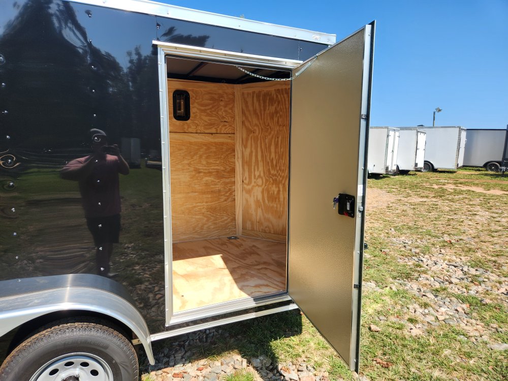 2026 Rock Solid Cargo 6x12 7k Enclosed w/ Barn Doors, Polycore (.080) Metal Upgrade and Side Vents