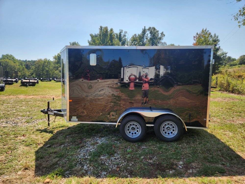 2026 Rock Solid Cargo 6x12 7k Enclosed w/ Barn Doors, Polycore (.080) Metal Upgrade and Side Vents