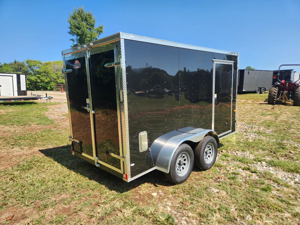 2026 Rock Solid Cargo 6x12 7k Enclosed w/ Barn Doors, Polycore (.080) Metal Upgrade and Side Vents
