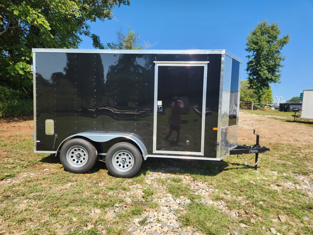 2026 Rock Solid Cargo 6x12 7k Enclosed w/ Barn Doors, Polycore (.080) Metal Upgrade and Side Vents
