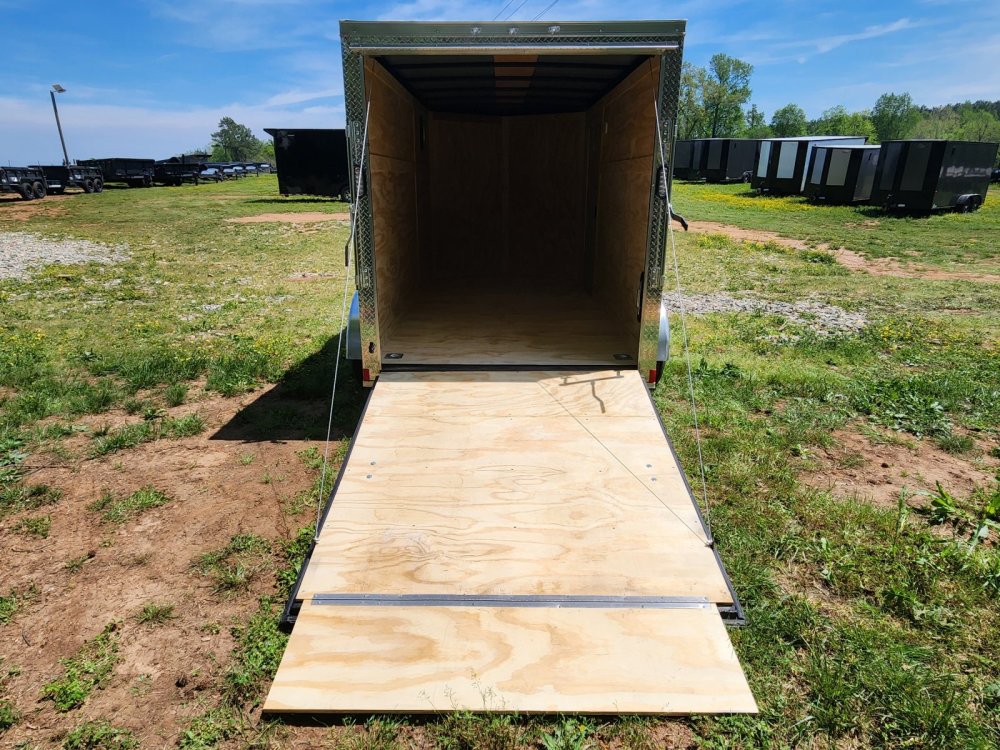 2026 Rock Solid Cargo 6x12 7k Enclosed w/ Barn Doors, Polycore (.080) Metal Upgrade and Side Vents