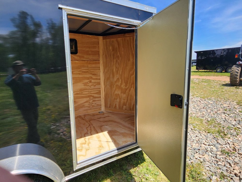 2026 Rock Solid Cargo 6x12 7k Enclosed w/ Barn Doors, Polycore (.080) Metal Upgrade and Side Vents