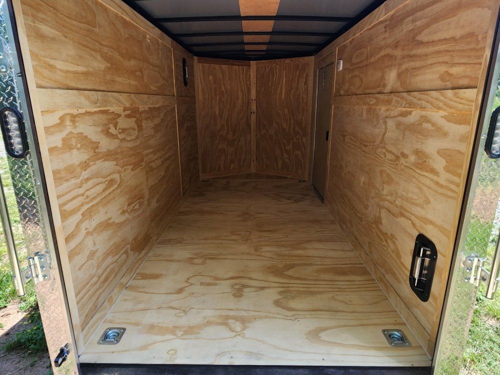 2026 Rock Solid Cargo 6x12 7k Enclosed w/ Barn Doors, Polycore (.080) Metal Upgrade and Side Vents