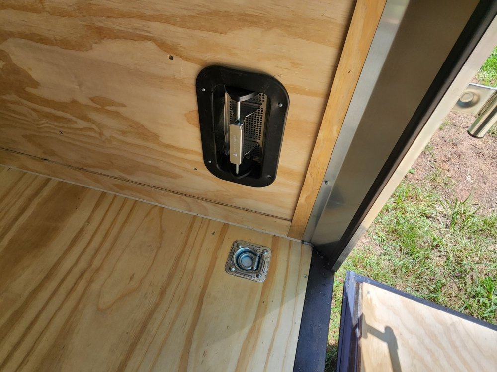 2026 Rock Solid Cargo 6x12 7k Enclosed w/ Barn Doors, Polycore (.080) Metal Upgrade and Side Vents