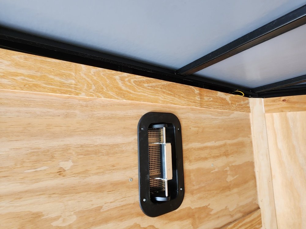 2026 Rock Solid Cargo 6x12 7k Enclosed w/ Barn Doors, Polycore (.080) Metal Upgrade and Side Vents