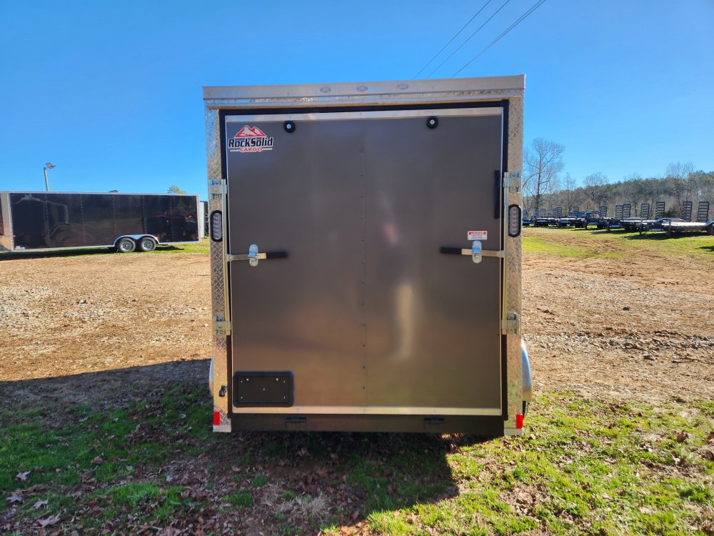 2026 Rock Solid Cargo 6X12 7k Enclosed w/ (.080) Polycore Metal and Semi-Screwless Upgrade