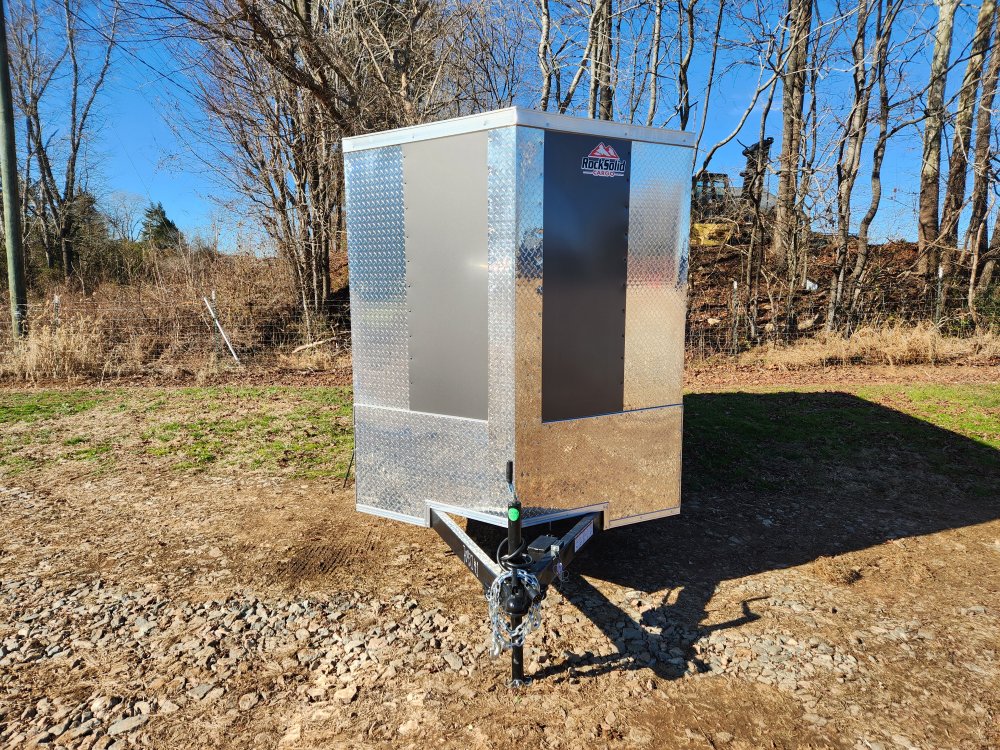 2026 Rock Solid Cargo 6X12 7k Enclosed w/ (.080) Polycore Metal and Semi-Screwless Upgrade
