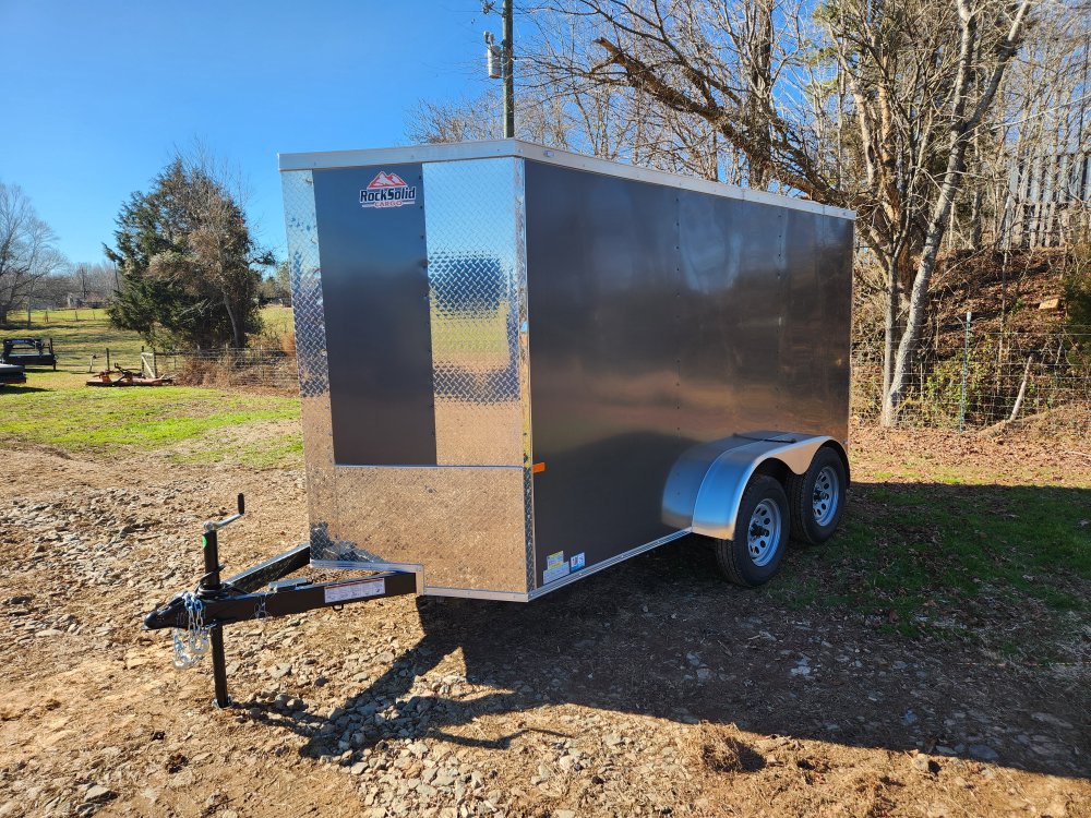 2026 Rock Solid Cargo 6X12 7k Enclosed w/ (.080) Polycore Metal and Semi-Screwless Upgrade