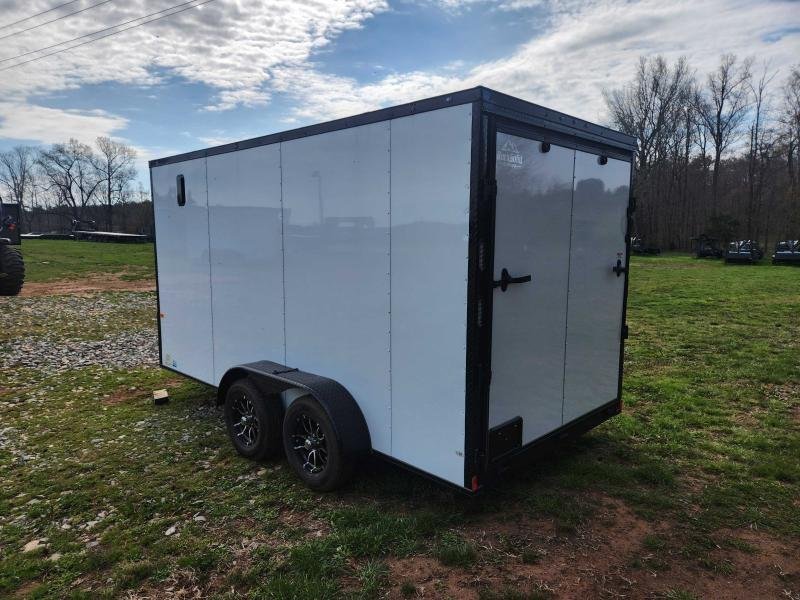 2026 Rock Solid Cargo 7x14 7k Enclosed w/ Blackout Package, 7' Interior, Polycore Metal and Semi-Scr