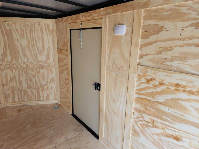 2026 Rock Solid Cargo 7x14 7k Enclosed w/ Blackout Package, 7' Interior, Polycore Metal and Semi-Scr