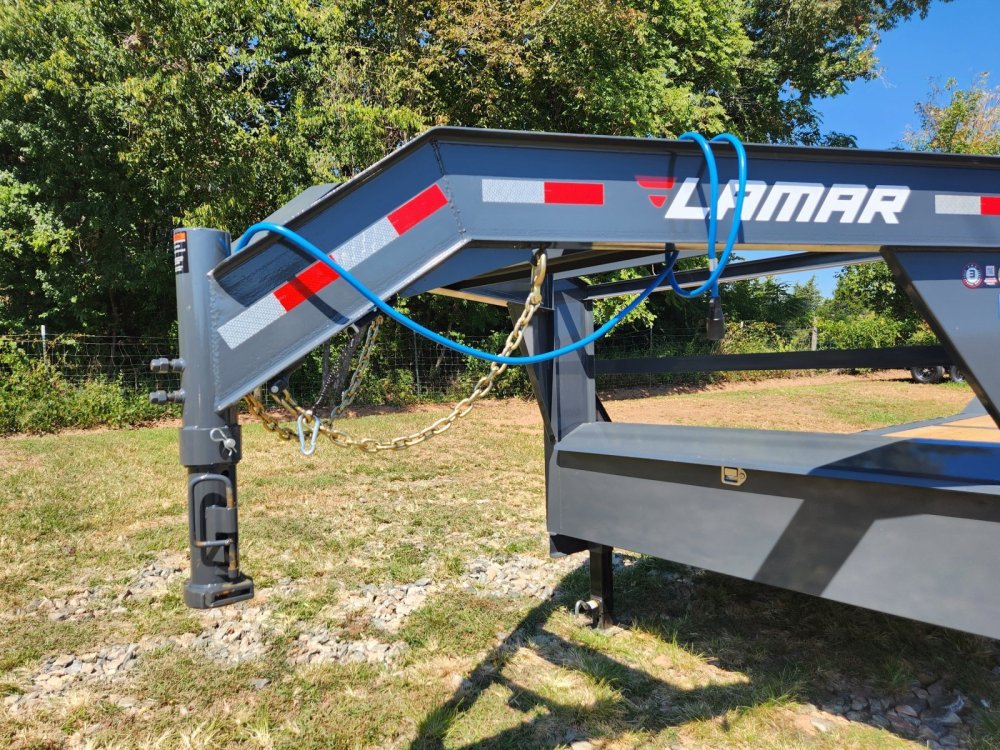 2027 Lamar 102x40 21k Gooseneck Equipment Hauler w/ Slide-In Ramps