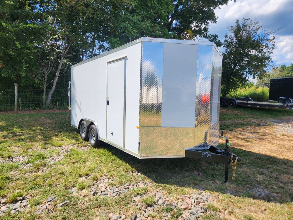2026 Rock Solid 8.5x16 7k Enclosed w/ Polycore Metal Upgrade and 7' Interior