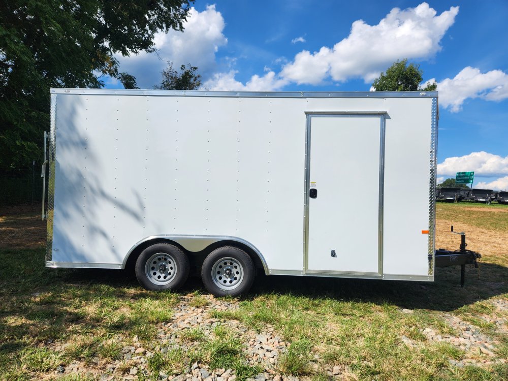 2026 Rock Solid 8.5x16 7k Enclosed w/ Polycore Metal Upgrade and 7' Interior