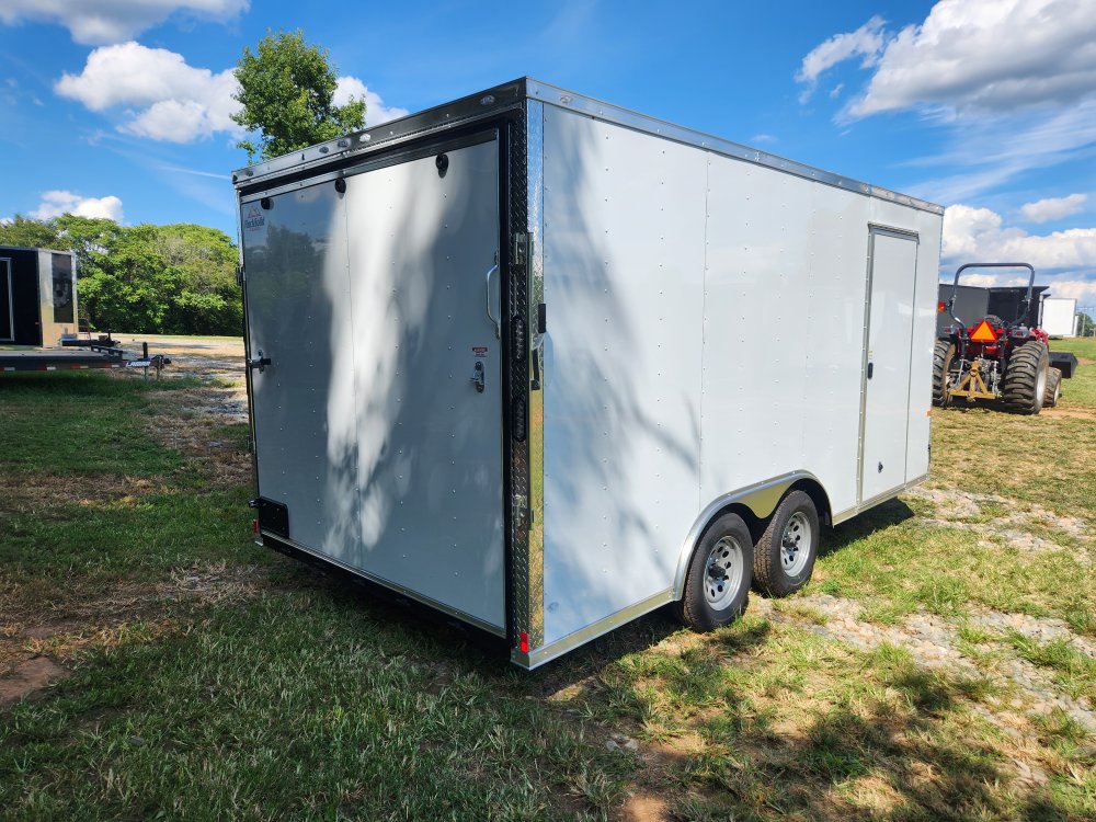 2026 Rock Solid 8.5x16 7k Enclosed w/ Polycore Metal Upgrade and 7' Interior