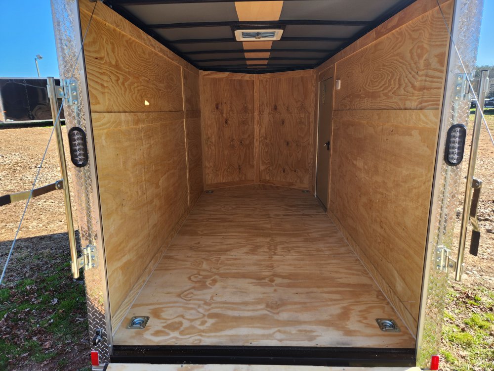 2026 Rock Solid Cargo 6X12 Single Axle Enclosed w/ Polycore Metal And Semi-Screwless Upgrade