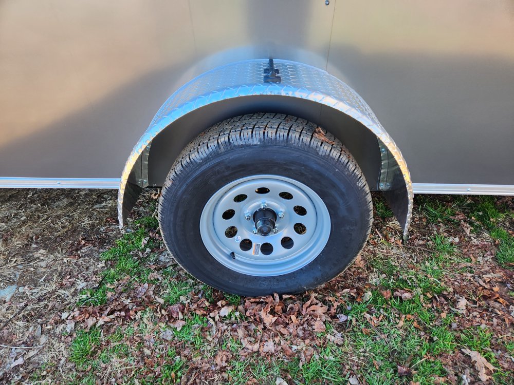 2026 Rock Solid Cargo 6X12 Single Axle Enclosed w/ Polycore Metal And Semi-Screwless Upgrade