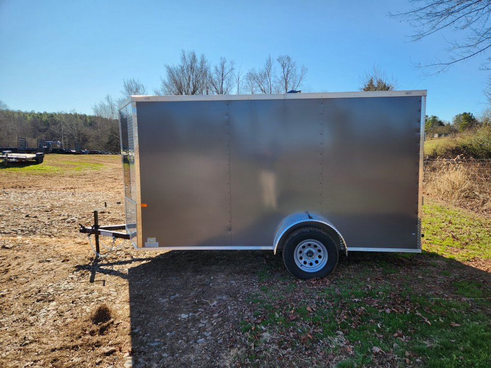 2026 Rock Solid Cargo 6X12 Single Axle Enclosed w/ Polycore Metal And Semi-Screwless Upgrade