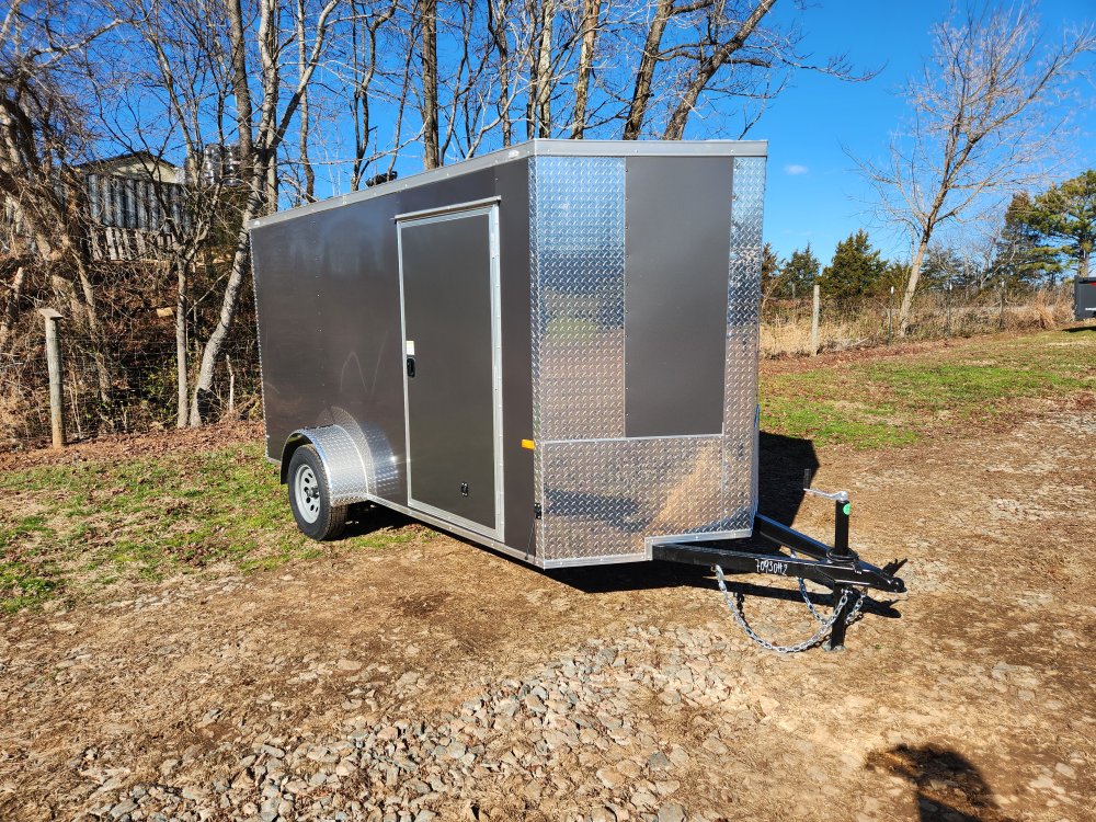2026 Rock Solid Cargo 6X12 Single Axle Enclosed w/ Polycore Metal And Semi-Screwless Upgrade